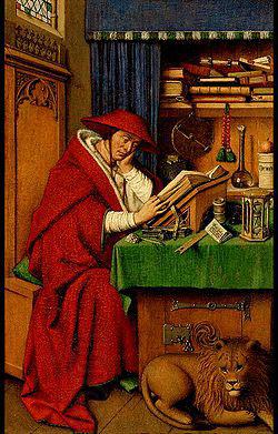 Jan Van Eyck Saint Jerome in His Study oil painting picture